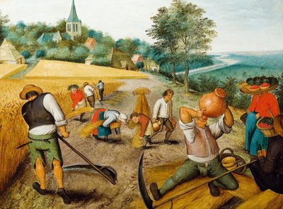 De fire årstider: Sommer, anden halvdel af det 16. årh. af Pieter Brueghel the Younger