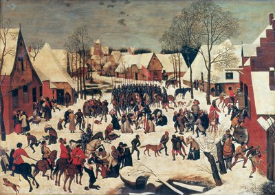 Massakren på de uskyldige, 1593 af Pieter Brueghel the Younger