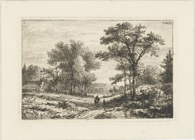 Landskab med rytter Vandlandskaber (serietitel) af Pieter Casper Christ