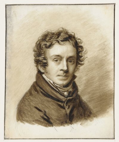 Selvportræt af Pieter Christopher Wonder af Pieter Christoffel Wonder