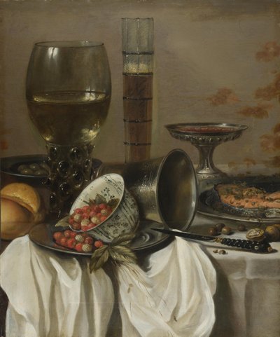 Stilleben med drikkekar, 1649 af Pieter Claesz