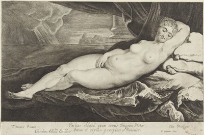 Venus af Danae af Pieter Claesz. Soutman