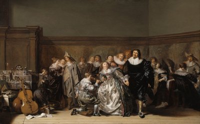 Et elegant selskab, 1632 af Pieter Codde