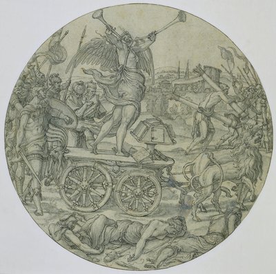 Triumf af berømmelse af Pieter Coecke van Aelst (I) (workshop of)