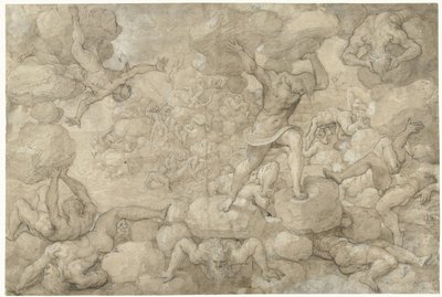 Jætternes fald af Pieter Coecke van Aelst (I)