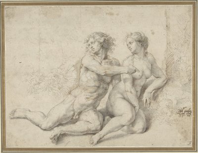 Fall, Adam og Eva af Pieter Coecke van Aelst (I)