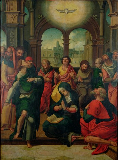 Helligåndens nedstigning af Pieter Coecke van Aelst