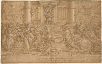 Offer ved Lystra af Pieter Coecke van Aelst