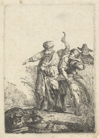 Ruth sanker på Boaz