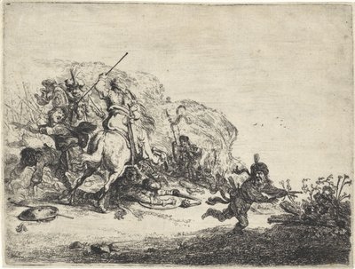 ridekamp af Pieter Cornelisz. Verbeeck