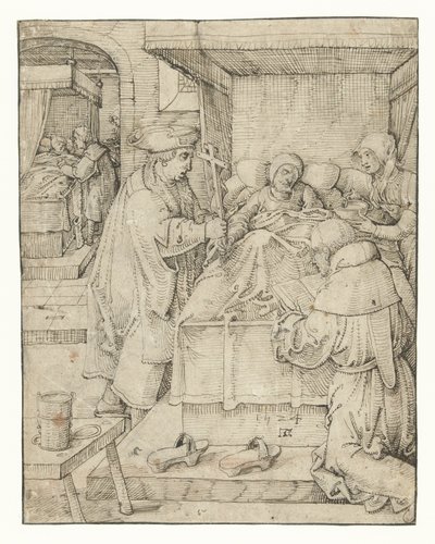 At tage sig af de syge Works of Mercy (serietitel) af Pieter Cornelisz. genaamd Kunst