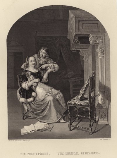 Den musikalske genhør af Pieter Cornelisz van Slingelandt