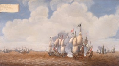 Det første slag ved Öland den 31. maj 1564, anden halvdel af det 17. århundrede.. af Pieter Cornelisz van Soest