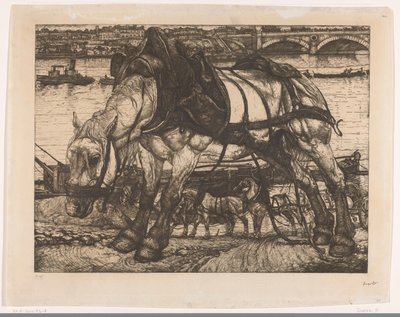 Beast of Work (original titel på objekt) The Hitch (original serietitel på objekt) af Pieter Dupont (signed by artist)