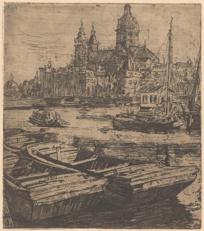 Sankt Nikolaus basilika i Amsterdam af Pieter Dupont