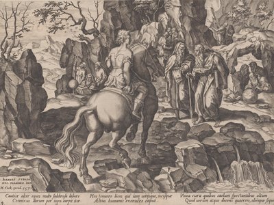Amassing Knowledge, fra The Course of Human Life, 1570. af Pieter Furnius