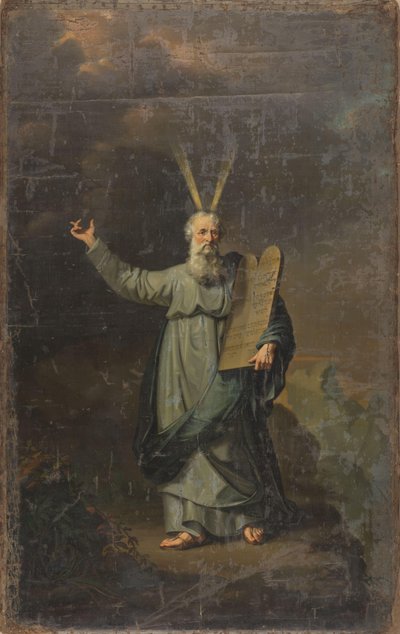 Moses med lovens tavler af Pieter Gaal