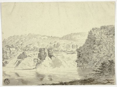 Rhone-vandfaldet nær Schafhausen af Pieter Gaal