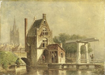 Koepoort i Delft af Pieter Gerard Vertin