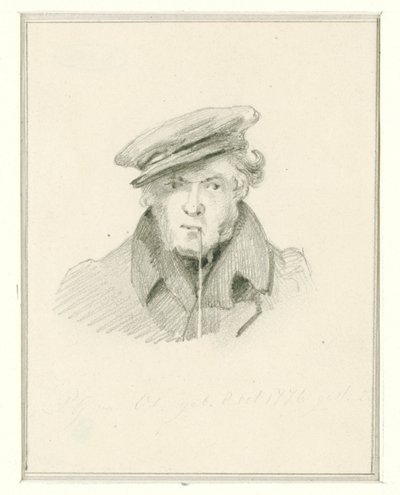 Selvportræt af Pieter Gerardus van Os af Pieter Gerardus van Os