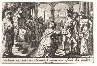 Salomons dom af Pieter Hendriksz. Schut