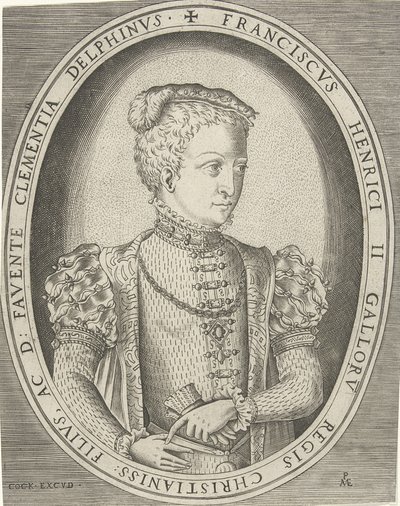 Portræt af Frans II af Frankrig 1544-1560 af Pieter Heyden van der