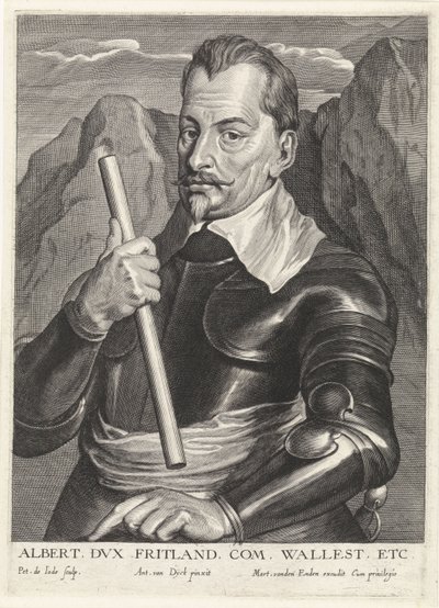 Albrecht af Wallenstein 1583-1634, ca. 1630 af Pieter I Jode de