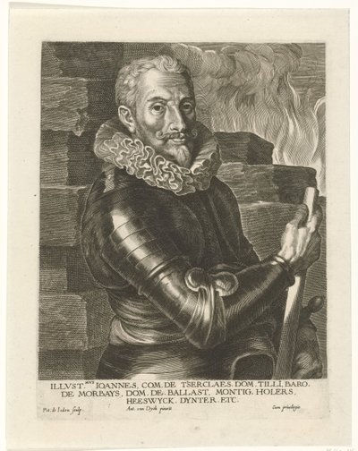 Portræt af Johann Tserclaes, greve af Tilly af Pieter I Jode de