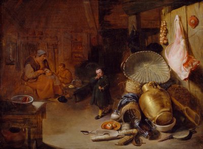 Interiør med figurer, 1643 af Pieter Jacobsz Duyfhuysen