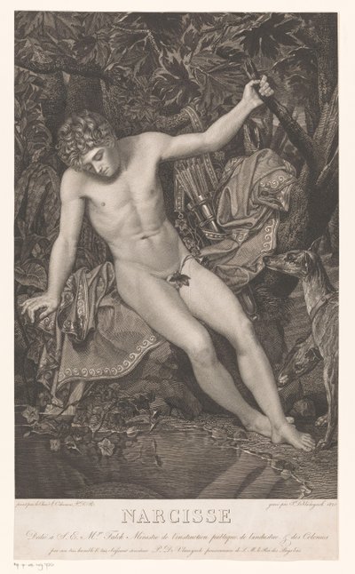Narcissus ved havnefronten Narcissus (titel på objekt) af Pieter Jan de Vlamynck