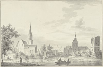 Udsigt over Culemborg af Pieter Jan van Liender