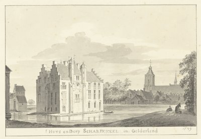 Huset og landsbyen Scherpenzeel af Pieter Jan van Liender