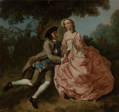 Elskere i et landskab af Pieter Jan van Reysschoot