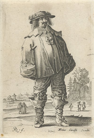 Mand i moderigtigt tøj af Pieter Jansz Quast
