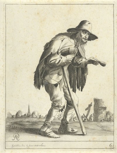 Spedalsk tigger Beggars and Farmers (serietitel) af Pieter Jansz Quast
