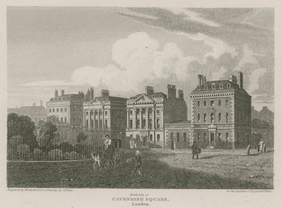 Nordsiden af Cavendish Square, London af Pieter Jansz. Quast