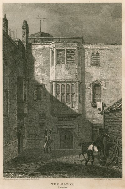 Savoy-fængslet, London af Pieter Jansz. Quast