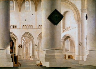 Interiør af Haarlems store kirke Maleri af Pieter Saenredam (1597-1665) (ec.holl.) 1636-1637 søn. 59x81 cm London, nationalgalleri af Pieter Jansz Saenredam