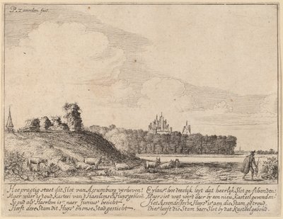 Ruinerne af Assemburg Slot af Pieter Jansz Saenredam