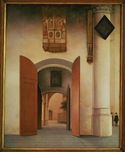 Sankt Laurentius-kirken, Alkmaar af Pieter Jansz Saenredam