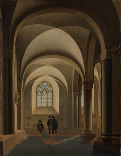 De vestligste bugter i den sydlige del af Mariakerk i Utrecht af Pieter Jansz Saenredam