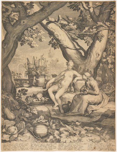Vertumnus og Pomona af Pieter Jansz Saenredam