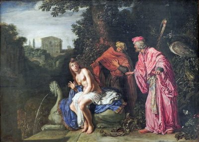 Tysk: Susanna und die beiden Alten Susanna og de ældre af Pieter Lastman