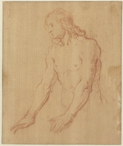 Nøgen ung mand, halvlængde af Pieter Lastman