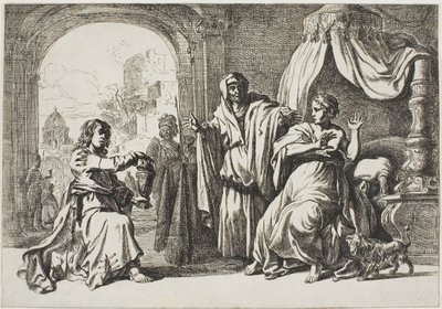 Sophonisba modtager det forgiftede bæger af Pieter Lastman
