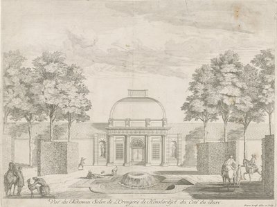 Orangeriet Honselersdijk, set fra parken Vue du Nouveau Salon de l