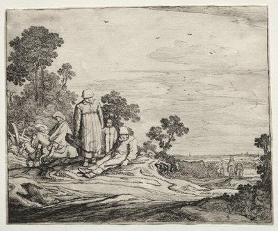 Landskab med bønder, 1626. af Pieter Molyn