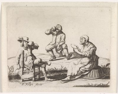 Tre landmænd af Pieter Nolpe
