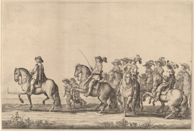 Marie de Medicis indrejse i Amsterdam [plade 2 af 6] af Pieter Nolpe