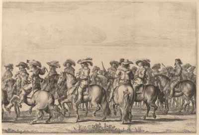 Marie de Medicis indrejse i Amsterdam [plade 4 af 6] af Pieter Nolpe